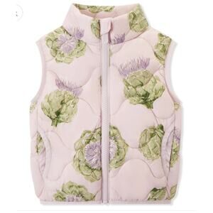 Milkbarn Down Vest Artichoke, NWT, 18-24 Months